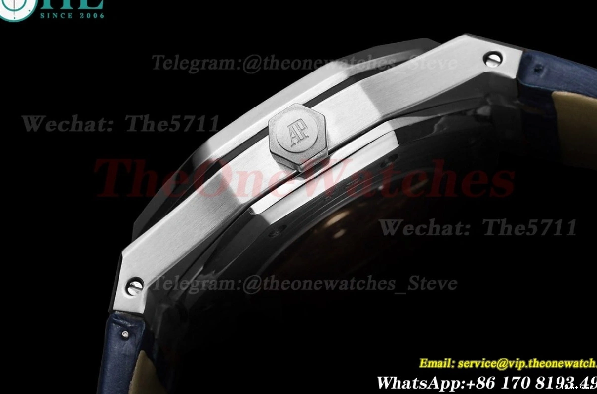 Dial LE Oak 15400 SS Blue 41mm GDF MY8215 Royal 0208